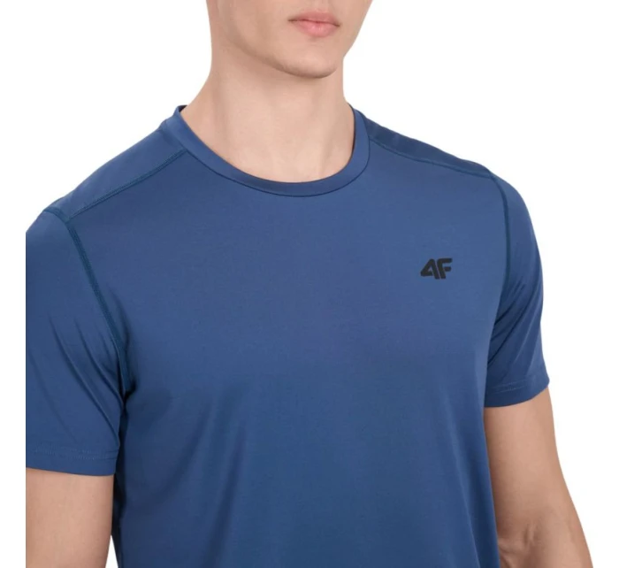 Pánské tričko 4F FNK M1521 denim 4FWAW25TFTSM1521 32S pánské Pánské tričko 4F FNK M1521 denim 4FWAW25TFTSM1521 32S pánské