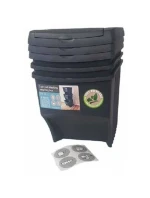 KOŠ 22 L SADA 3 KS ANTRACITOVÝ KOŠ 22 L SADA 3 KS ANTRACITOVÝ