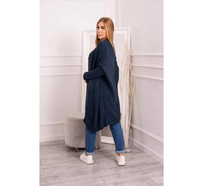 Svetr s džínovými netopýřími rukávy