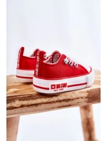 Dětské látkové tenisky BIG STAR KK374051 červená Dětské látkové tenisky BIG STAR KK374051 červená