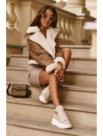 Dámské vysoké tenisky na zip Lemar Bež Katerin Dámské vysoké tenisky na zip Lemar Bež Katerin