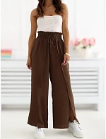 Spodnie CS SP model 22099801 ciemny brązowy - FPrice Spodnie CS SP model 22099801 ciemny brązowy - FPrice