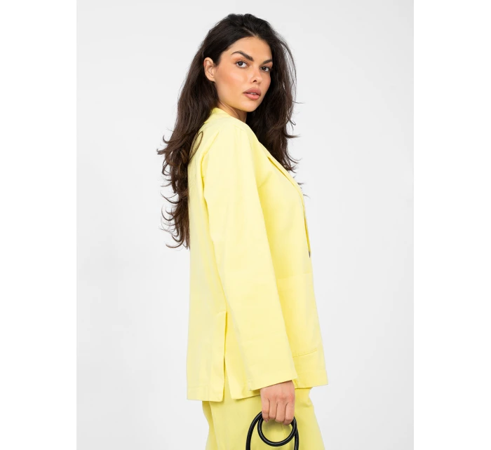 Marynarka IT MA model 21946547 jasny żółty - FPrice