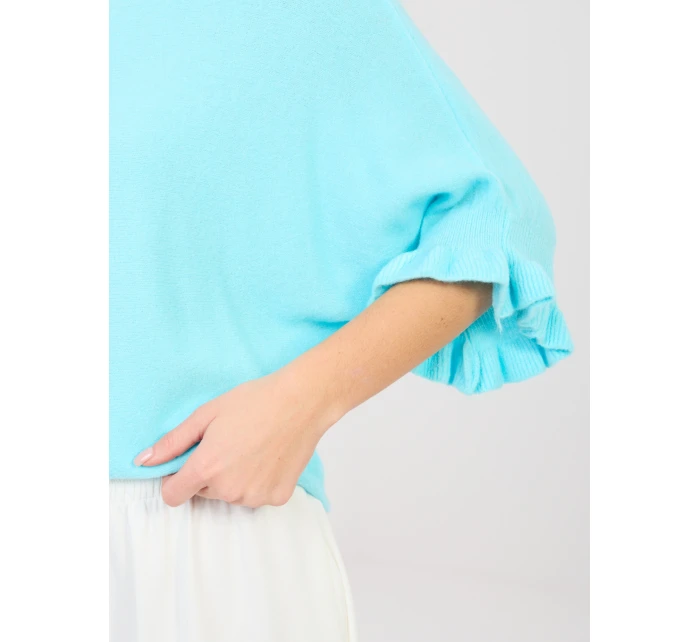 Sweter MI SW model 21937083 turkusowy - FPrice