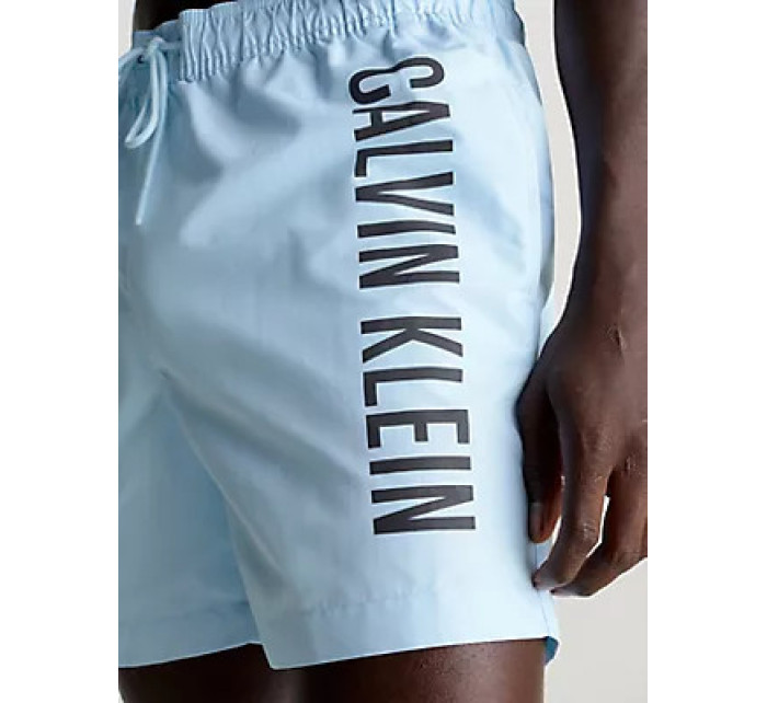 Pánské plavky Tkaný spodní díl MEDIUM DRAWSTRING KM0KM01004C7S - Calvin Klein