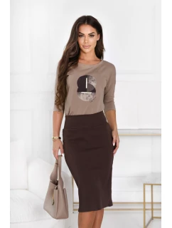 model 21292644 BLOUSE - OFF PINK