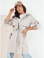 Dámská přechodná bunda parka ecru Dstreet model 21974264 - FashionStreet