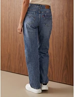 Jeansy damskie wide leg z wysokim stanem niebieskie model 22394667 - FashionStreet
