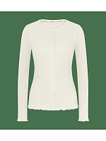 Versatile Rib Cardigan LSL - Silk White - TRIUMPH Silk White - TRIUMPH