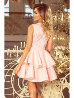 šaty s krajkovým výstřihem a  ROSE model 21883637 - numoco
