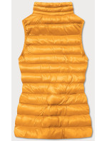 Krátká žlutá dámská prošívaná vesta model 16279850 - J.STYLE