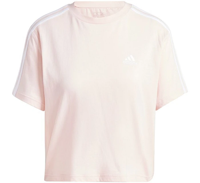 Tričko adidas Essentials 3-Stripes Single Jersey Crop Top W IY4227