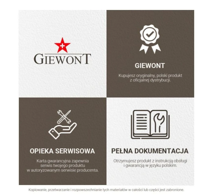 Dámské hodinky GIEWONT GW1970-2 dámské