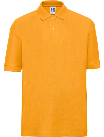 Dětské piqué polo 10. pure gold model 22473543 - Russell Athletic Dětské piqué polo 10. pure gold model 22473543 - Russell Athletic