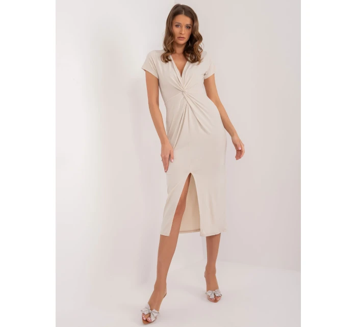 DHJ SK 17302K šaty.93 světle béžová DHJ SK 17302K šaty.93 světle béžová