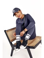 Dámské vysoké klasické tenisky Big Star - černé Dámské vysoké klasické tenisky Big Star - černé