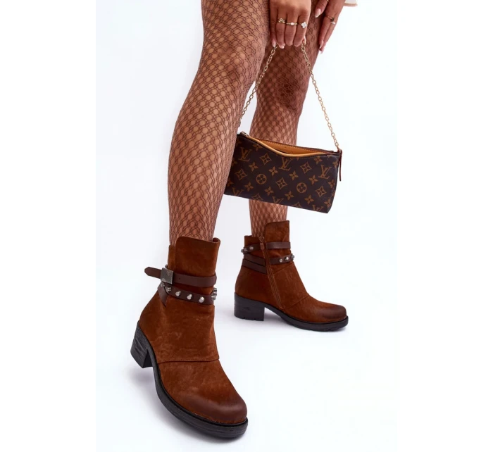 Boty na podpatku  model 185640 Step in style