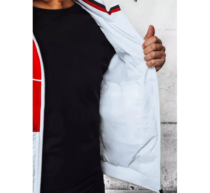 FashionStreet pánská přechodná bílá bunda TX4352