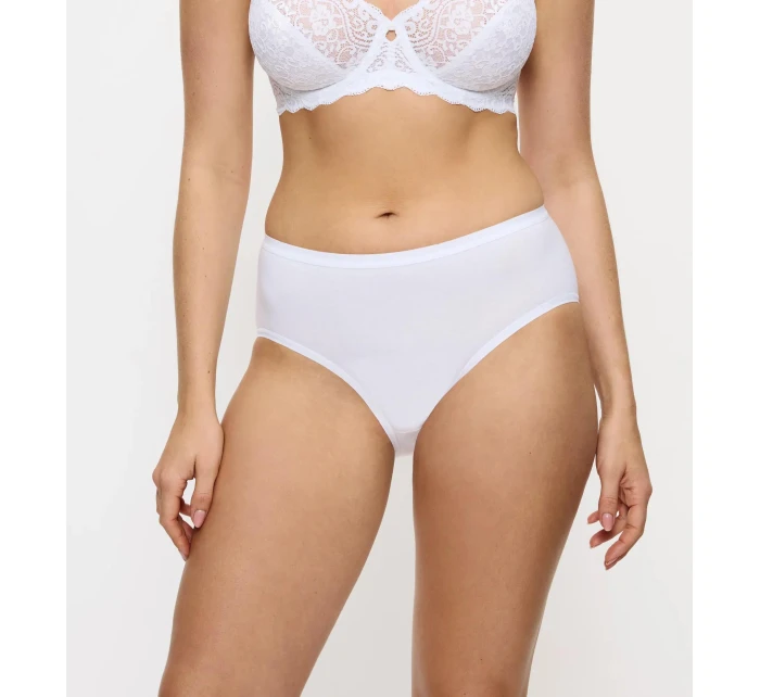 Sense Of Cotton Midi 2P - WHITE - TRIUMPH WHITE - TRIUMPH Sense Of Cotton Midi 2P - WHITE - TRIUMPH WHITE - TRIUMPH