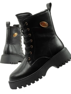 boty dámské model 21406148 boty kožené zateplené dámské boty - Lee Cooper