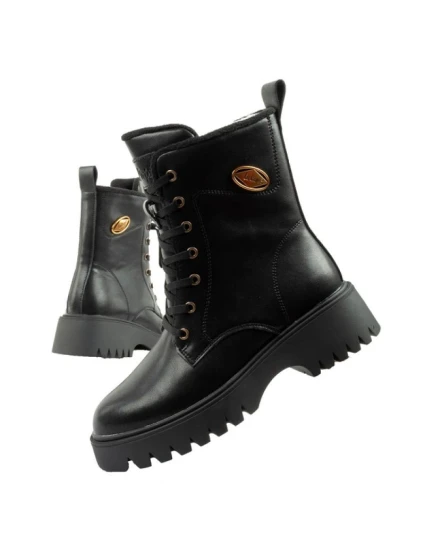 Lee Cooper boty dámské trapperské boty kožené zateplené dámské boty