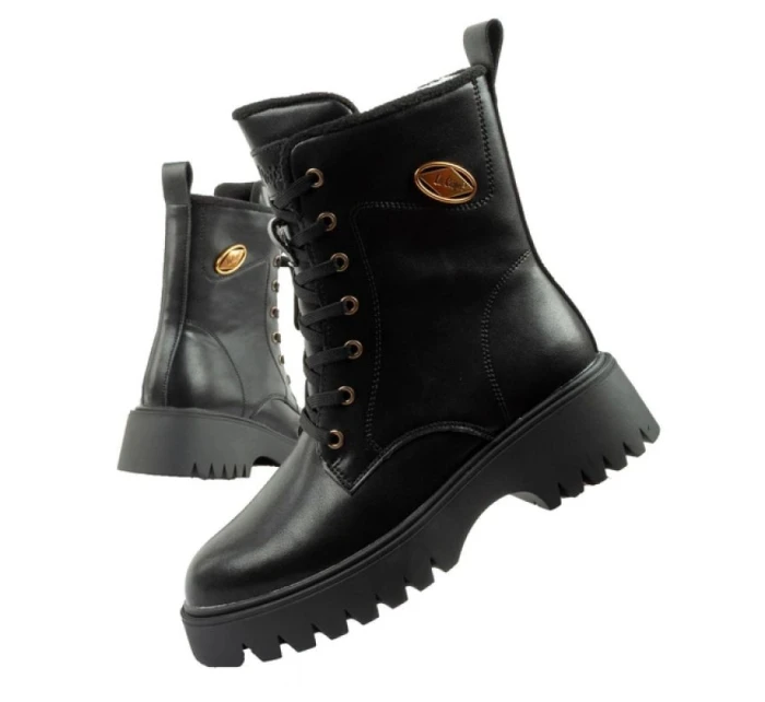 Lee Cooper boty dámské trapperské boty kožené zateplené dámské boty