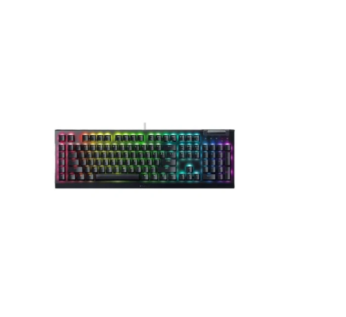 Mechanická herní klávesnice Razer BlackWidow V4 X, žluté spínače, americké rozložení, drátová, černá Razer Mechanická herní klávesnice Razer BlackWidow V4 X, žluté spínače, americké rozložení, drátová, černá Razer