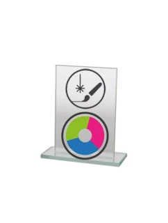 Trofeum z nadrukiem kolorowym grawerowaniem i farbą model 21829244