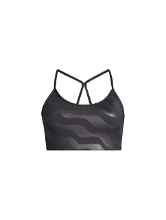 Sportovní podprsenka CASALL Sleek Strappy Sports Bra Printed, černá