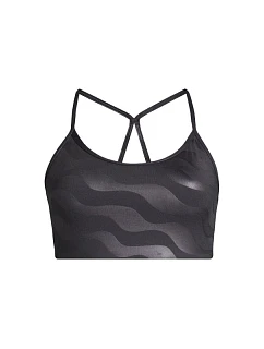Sportovní podprsenka CASALL Sleek Strappy Sports Bra Printed, černá