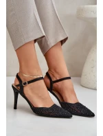 Ozdobené Lodičky S  Černé model 21684907 - Boto