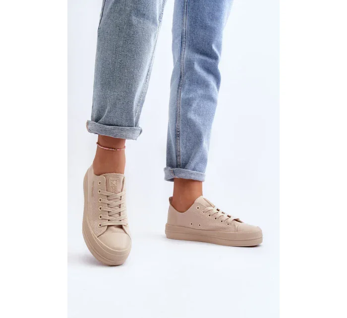 Dámské béžové látkové tenisky Staneva