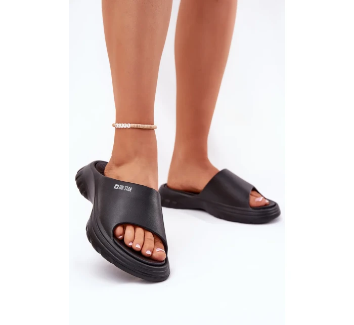 Dámské pěnové pantofle Big Star – černé Dámské pěnové pantofle Big Star – černé