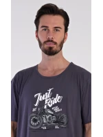 Pánská noční košile s krátkým rukávem Samuel