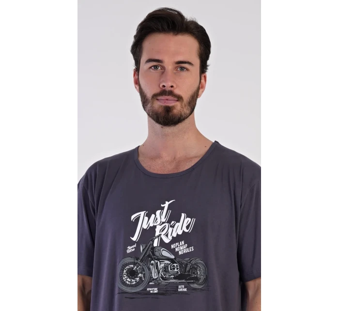 Pánská noční košile s krátkým rukávem Samuel