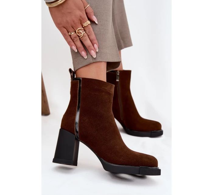 Boty na podpatku  model 217493 Step in style