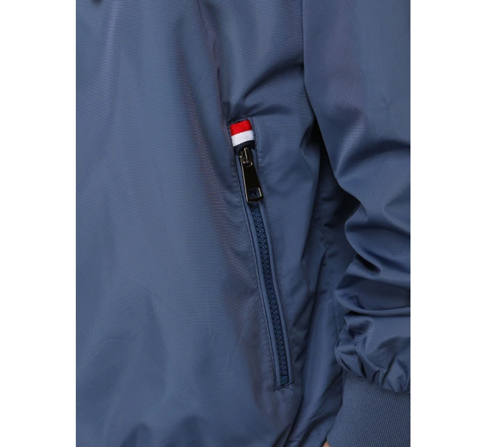 Modrá pánská oboustranná přechodná bunda FashionStreet TX4984