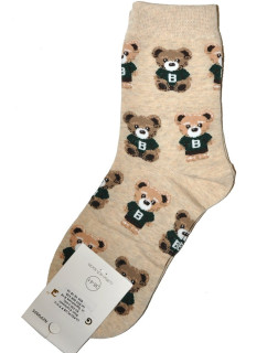 Dámské ponožky Ulpio Aura.Via 9905 Medvídci