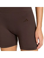 Dámské legíny adidas Workout Essentials Knit 4 Inch Leggings brown KE5841 dámské