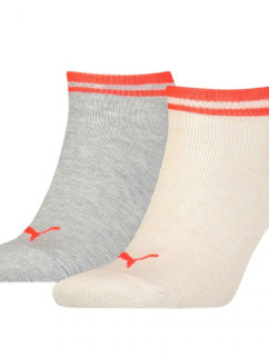 Unisex ponožky Heritage Sneaker 2Pack 07945 06 béžovo-šedá - Puma
