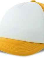 Atlantis Headwear Kid Rapper-S 5 panelová Trucker kšiltovka 33.0295 white/yellow