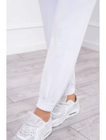 Sada s halenkou top bílá