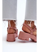 Dámské Sandály  Špinavě Růžové model 21661728 - Zaxy