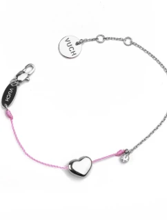 Náramek VUCH Shiny Heart Pink