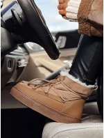 Dámské zateplené sněhule LUXSNUG camel FashionStreet ZY0570