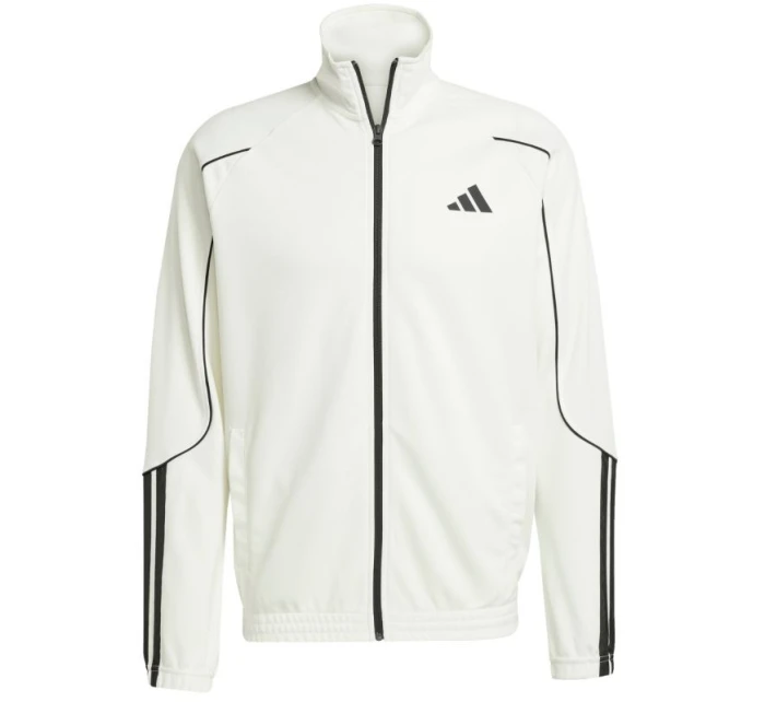 Pánská tepláková souprava adidas 3-Stripes bílo-černá JX5527 Pánská tepláková souprava adidas 3-Stripes bílo-černá JX5527