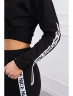 Sada s ozdobnými stuhami černé barvy