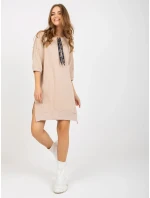 Šaty RV SK 6273.47P béžová Šaty RV SK 6273.47P béžová