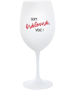SOM model 22163934 VOLE! biely pohár na víno 350 ml - Giftela