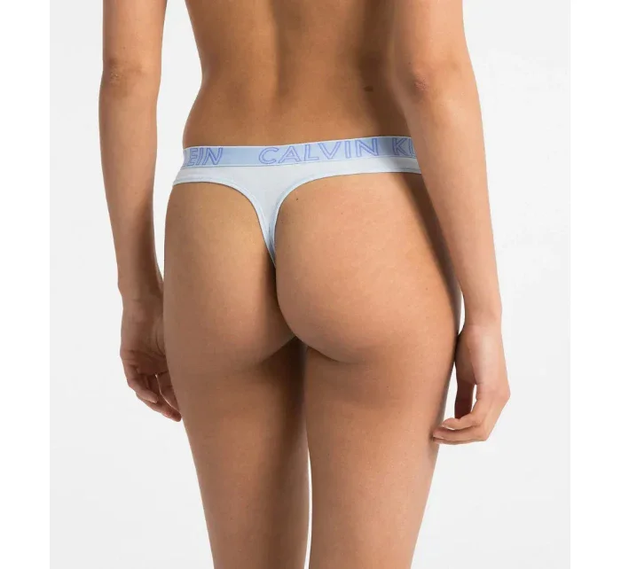 Dámské tanga QD3636E-TDX modrá - Calvin Klein